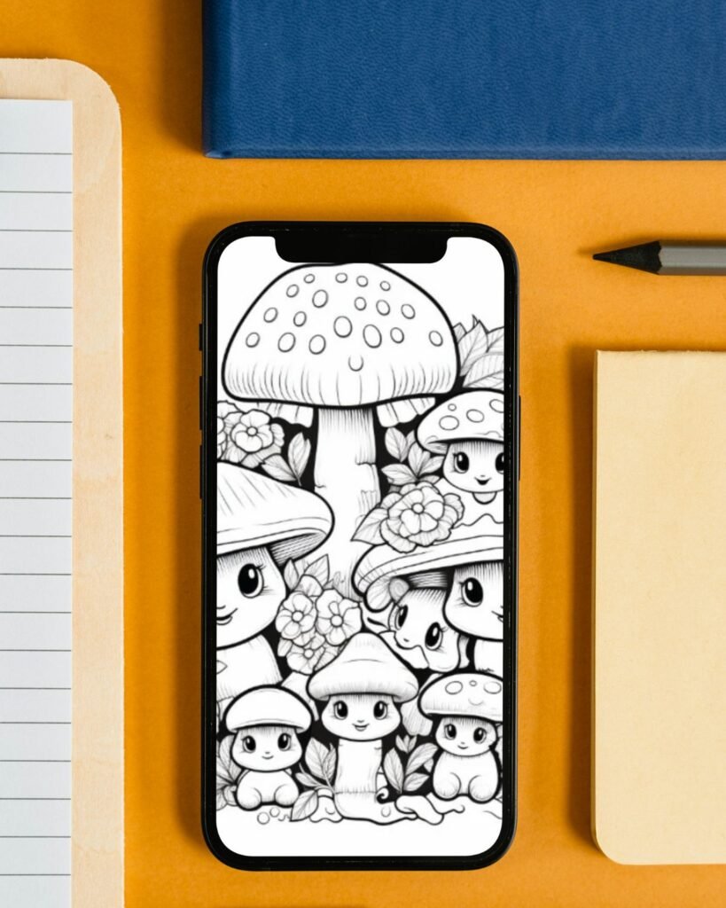 Mushroom Coloring App