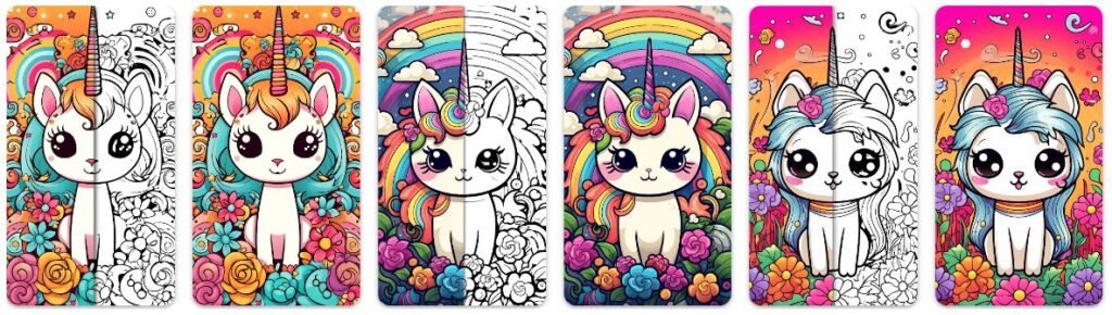 Unicorn Cat Coloring game