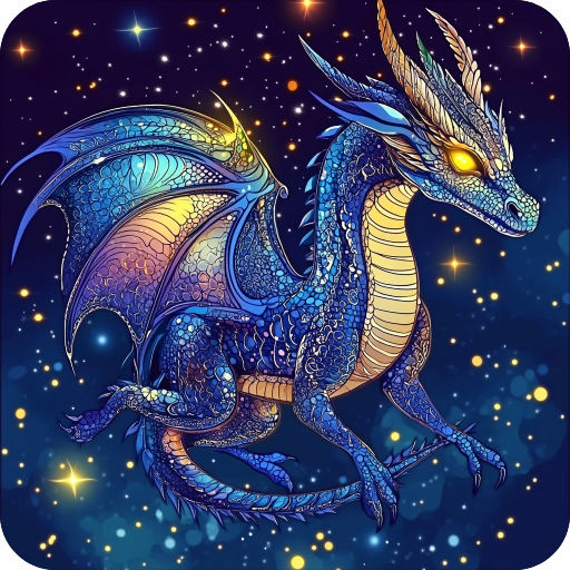 Mythical Creatures Coloring app